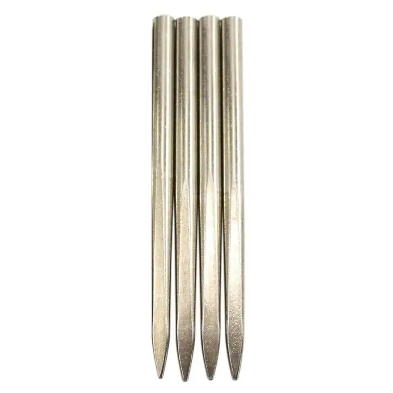 

4pcs/Set Flat Head Pin Stainless Steel Needles Flat Head Pin For Parachute Umbrella Rope Braiding Aids