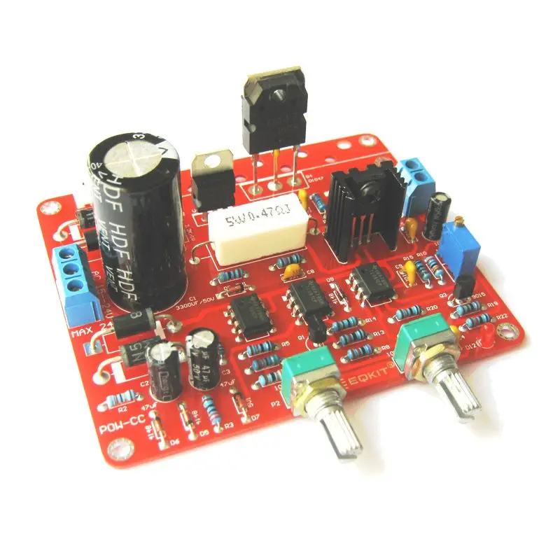 

Adjustable DC 0-30V 2mA-3A Regulated Power Supply DIY Kit Short Circuit Current Limiting Protection For School Education Lab