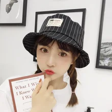 Шляпы женские летние корейские полями шляпы складные мужские Шляпа котелок мягкие сестры моды лаконичные маркировки на открытом воздухе прилива Рыбацкая шляпа