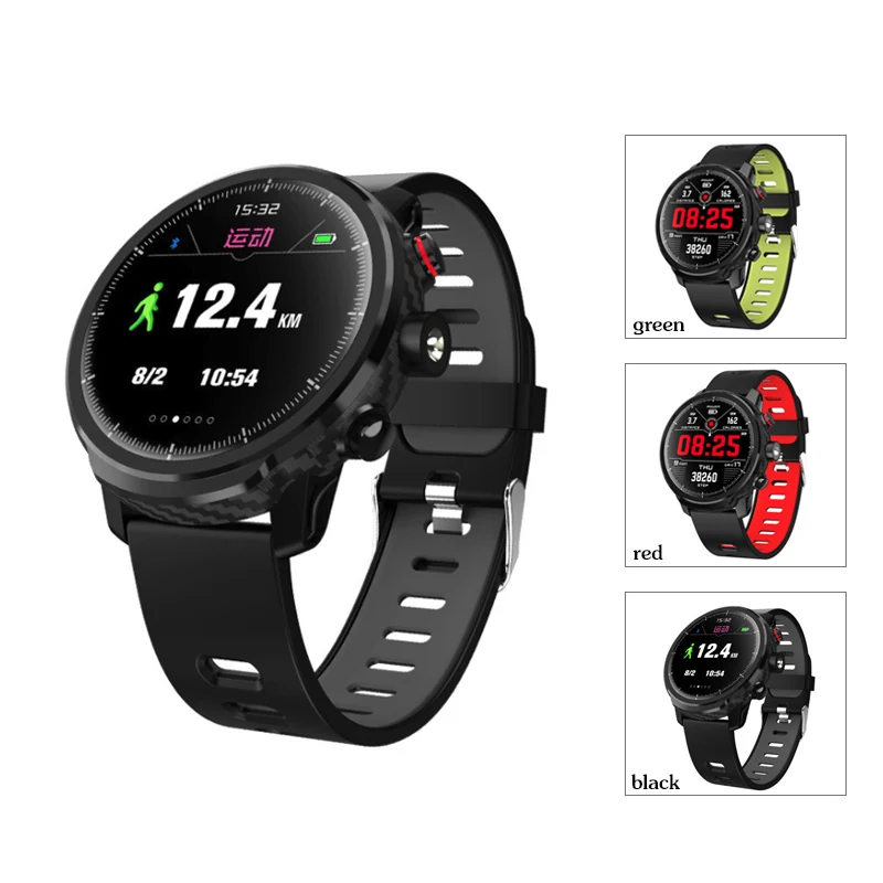 

L5 Smart Watch Men IP68 Waterproof Heart Rate Fitness Tracker Message Call Reminder Weather Multiple Sport Smartwatch