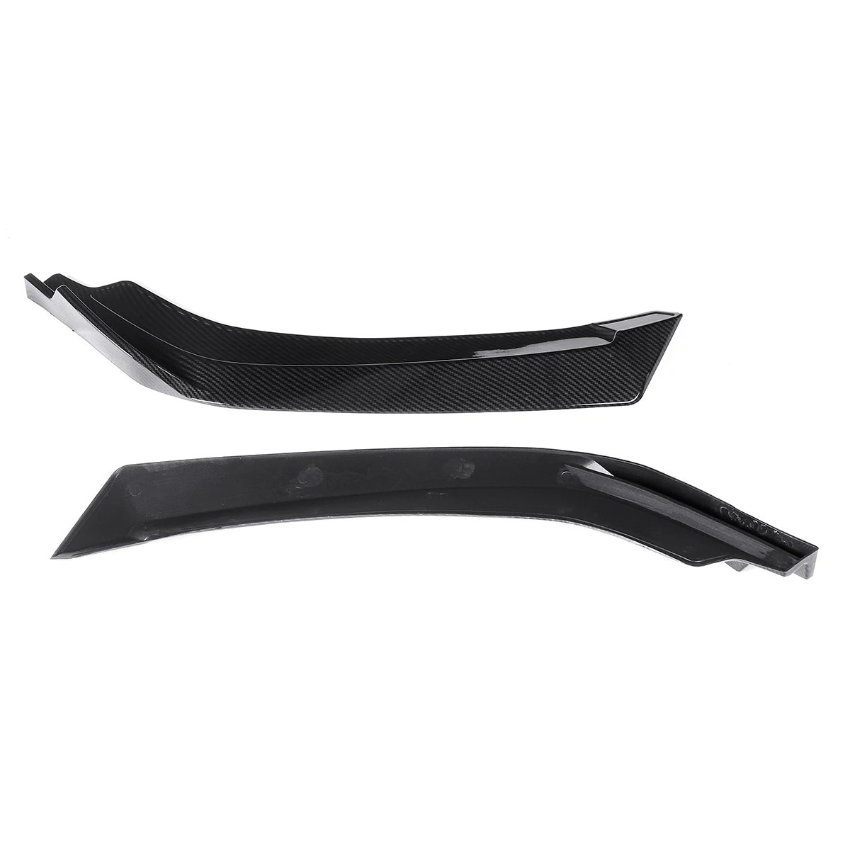 Nuevo 2 piezas de parachoques delantero Universal para coche, divisor de labios, divisor de ángulo, Splitters para Honda para Civic Sedan 4Dr 16 -18 Anti-arañazos