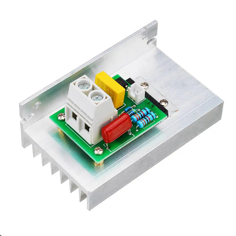 CLAITE AC 220V 10000W цифровой контроль SCR Электронный регулятор напряжения скорости