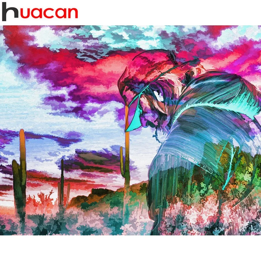 

HUACAN 5D DIY Full Square Diamond Painting Landscape Rhinestone Mosaic Diamond Embroidery Cross Stitch Colorful Home Decor