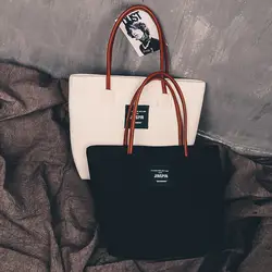 2019 Новый Для женщин сумка пляжная сумка корейские модные сумки большой Ёмкость тенденция одно плечо холст сумка дамы руки