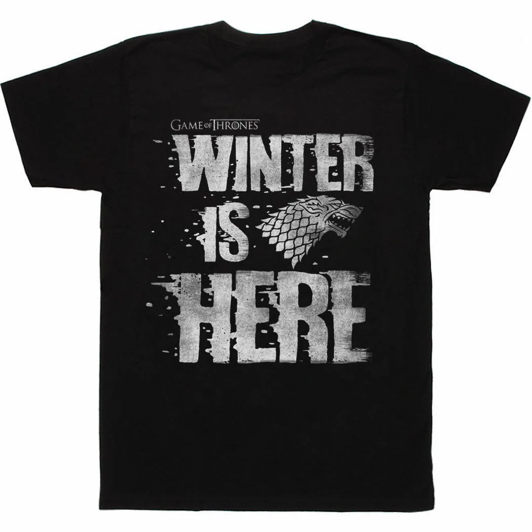 Game of Thrones Winter Is Here T-Shirt | Мужская одежда