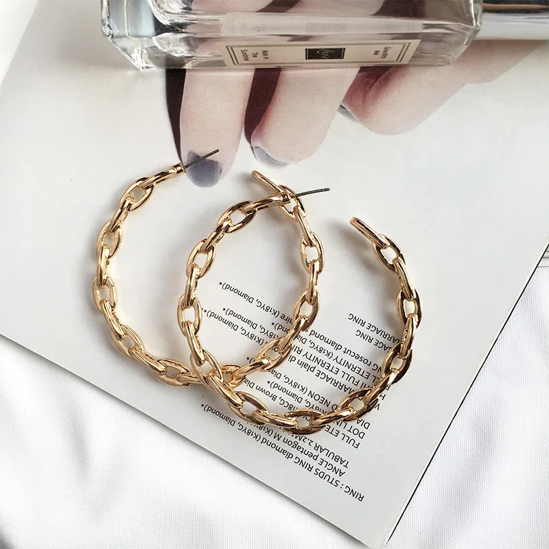 

Hollow Earrings Steampunk Earrings Metal Round Trendy Weaving Vintage Semicircle Jewelry Gold Funny Personalized Round Women