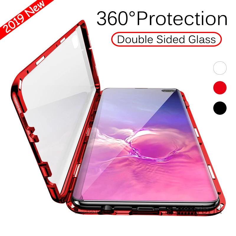 Полноразмерный защитный чехол S10Plue для Samsung Galaxy S10 Plus e магнитный чехол-бампер 360