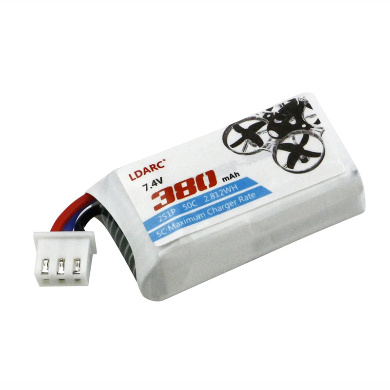 KINGKONG/LDARC TINY GT7 GT8 FPV гоночный Дрон запасная часть 7 4 V 380mAh 50C Lipo батарея для дрона
