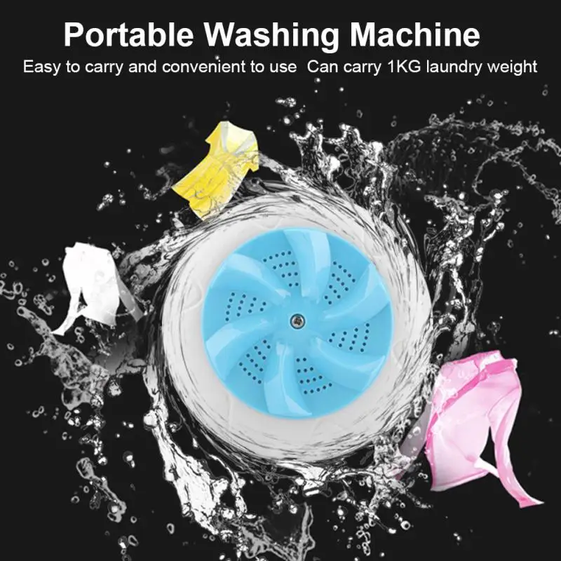 Мини-стиральная машина автоматическая удобная портативная ультразвуковая для шелковой детской одежды специальные материалы моющий инструмент для дома