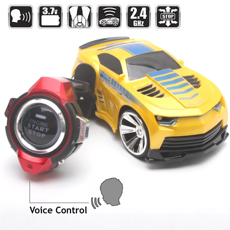 Смарт часы RC автомобиль голосовые команды игрушки с дистанционным Управление