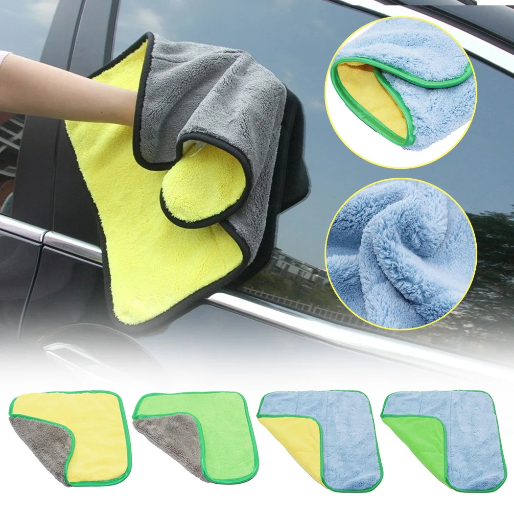 Car Care Polishing Wash Towels Plush Microfiber Washing Drying Towel