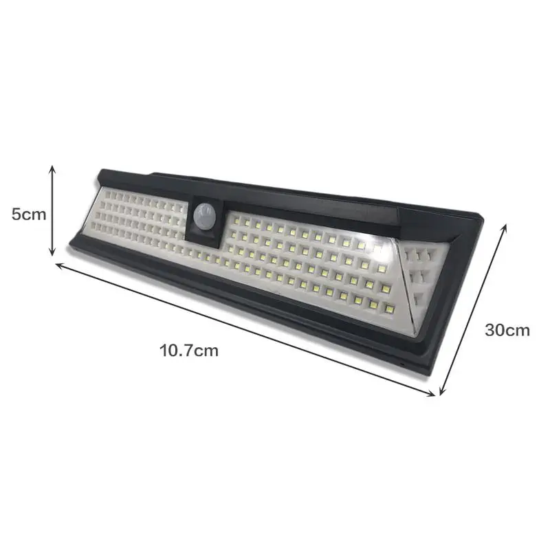 3 Mode Waterproof 118 LEDs Solar Light Outdoor Garden Light PIR Motion Sensor Emergency Security Lights Solar Powered Wall Lamp