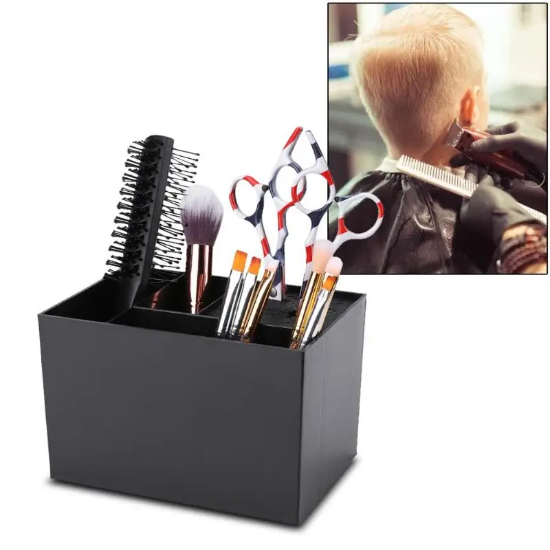 1 шт., парикмахерские ножницы, гребень, держатель, чехол, противоскользящие зажимы для волос, коробка для хранения, инструмент, профессиональный салонный ящик для хранения, принадлежности, инструменты