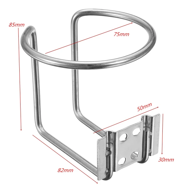 2 шт Универсальный держатель для бутылки с водными напитками для лодки, яхты, грузовика, RV 304 нержавеющая сталь