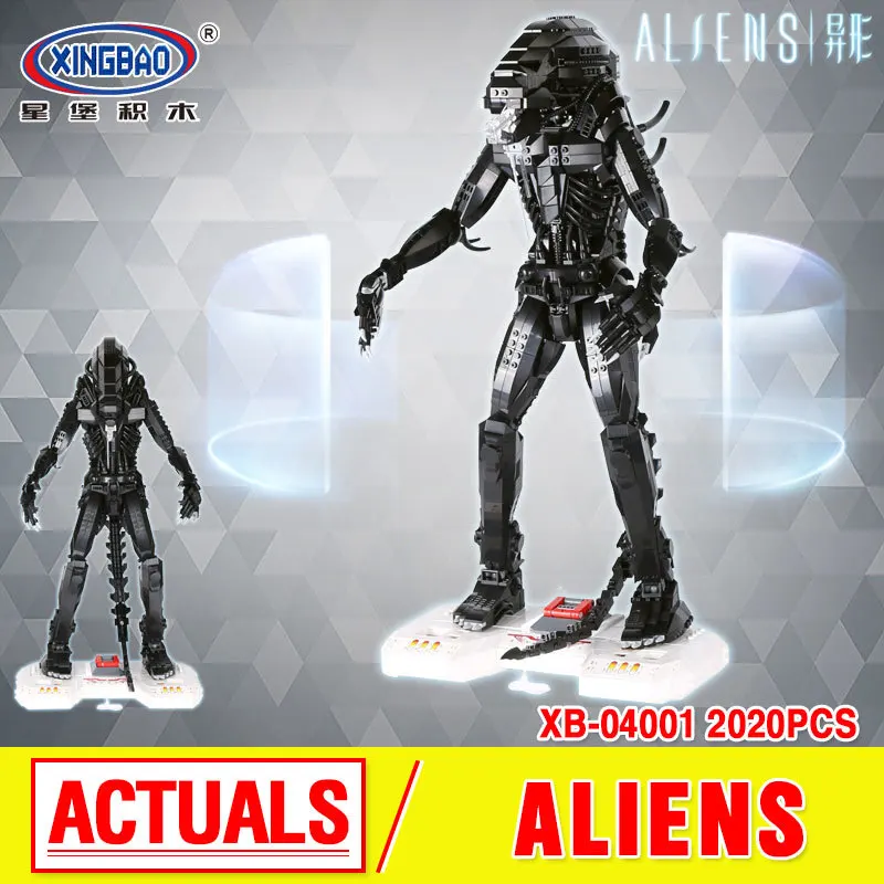 

Xingbao 04001 Creative Film Series Alien Robot Toys For Children Plastic Model Building Kit Hobby Collection Free Shipping