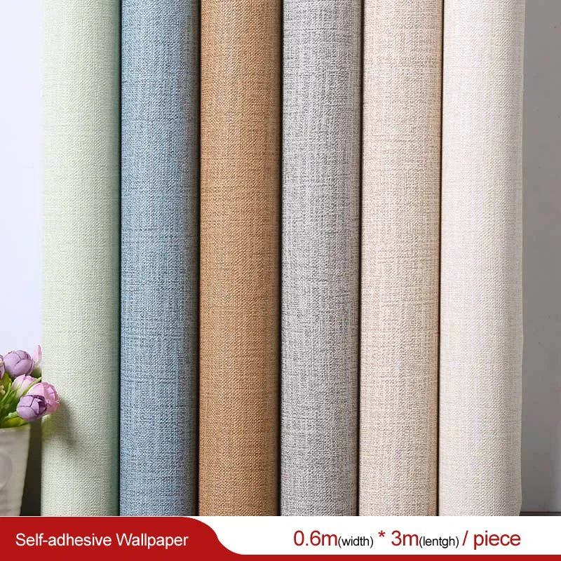 Self Adhesive Modern Living Room Embossed Solid Textured