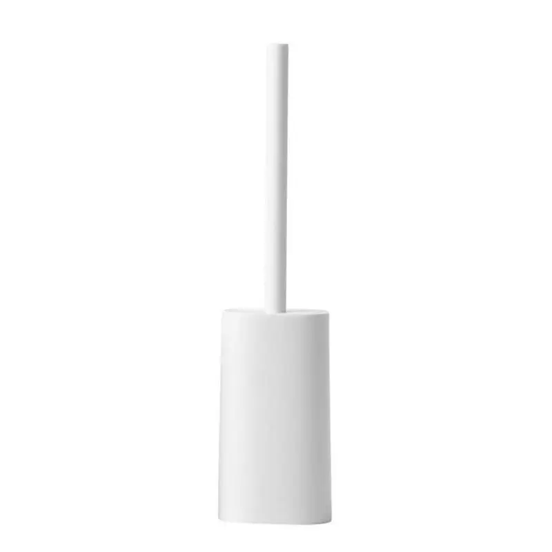 

No Drilling Brush Toilet Bowl and Holder, Household Creativity Toilet Brush Soft Hair Floor Brush No Dead Corners. Toilets Fra