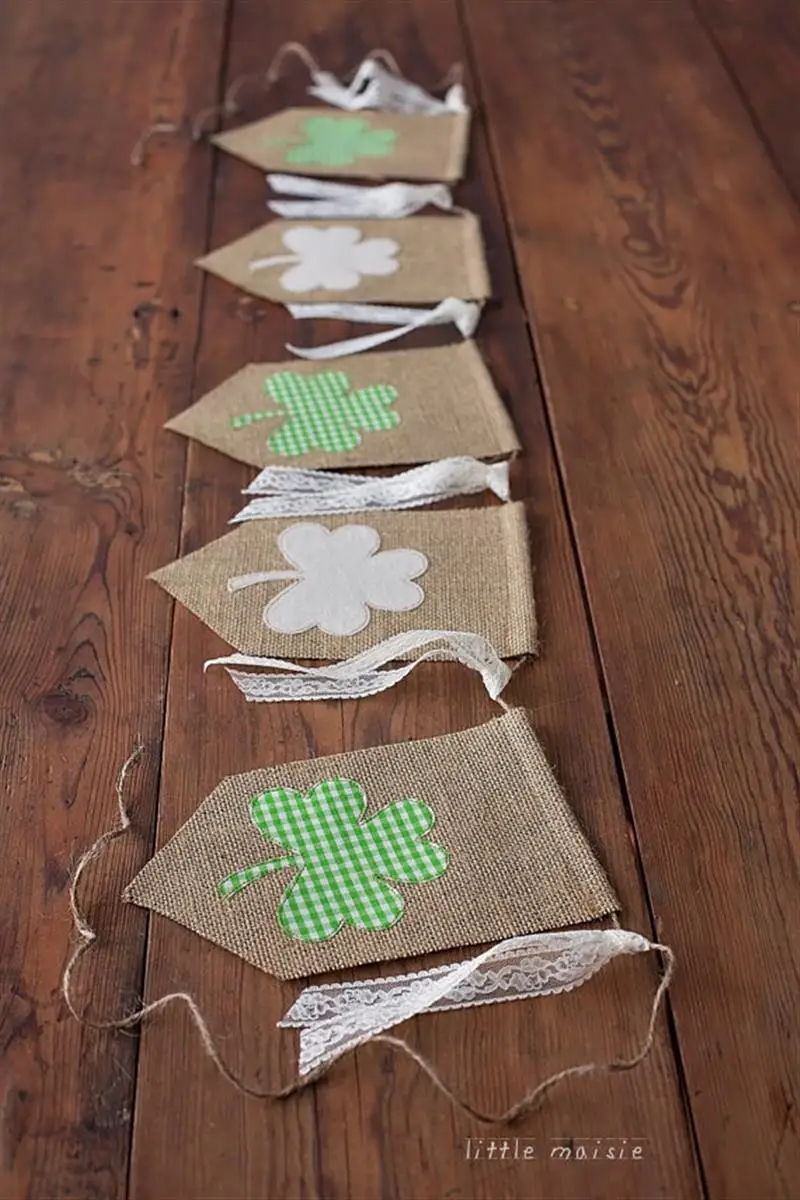 

Hanging Banner Irish Shamrock Party Banner Hanging Decor for St.Patrick's Day