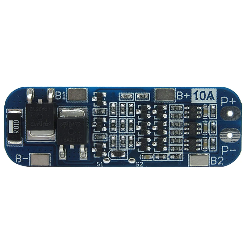 

3 string 11.1V 12V 12.6V lithium battery protection board has overcharge and short circuit function 10A current limit