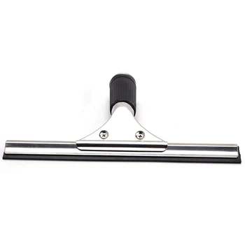 

1pcs Stainless Steel Window Wiper Ceramic Tile Glass Mirror Cleaning Brush Tool Durable Quality Fast Drying Household Cleaner