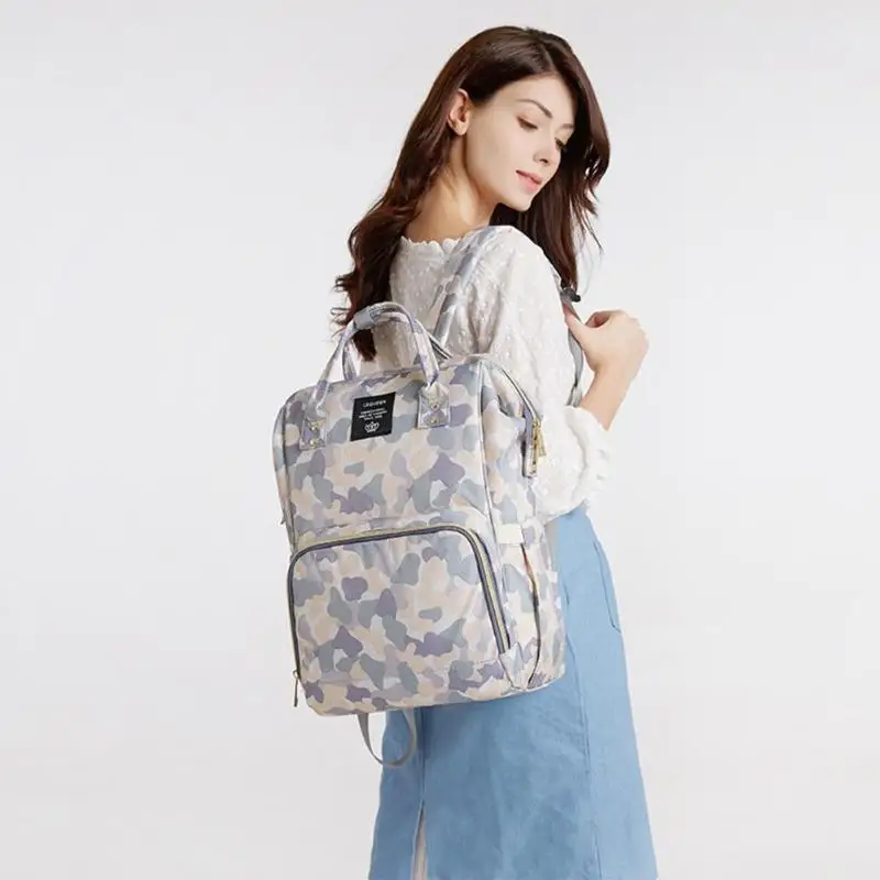 

Fashion Mummy Maternity Nappy Bag Print Diaper Bag Backpack Large Capacity Travel Maternity Nursing Bag Baby Care