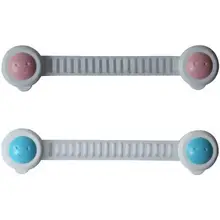 Многофункциональный Детский анти-зажим безопасности рук замок дети замок шкафа ящика мультфильм улыбка лицо удлиненный холодильник замки