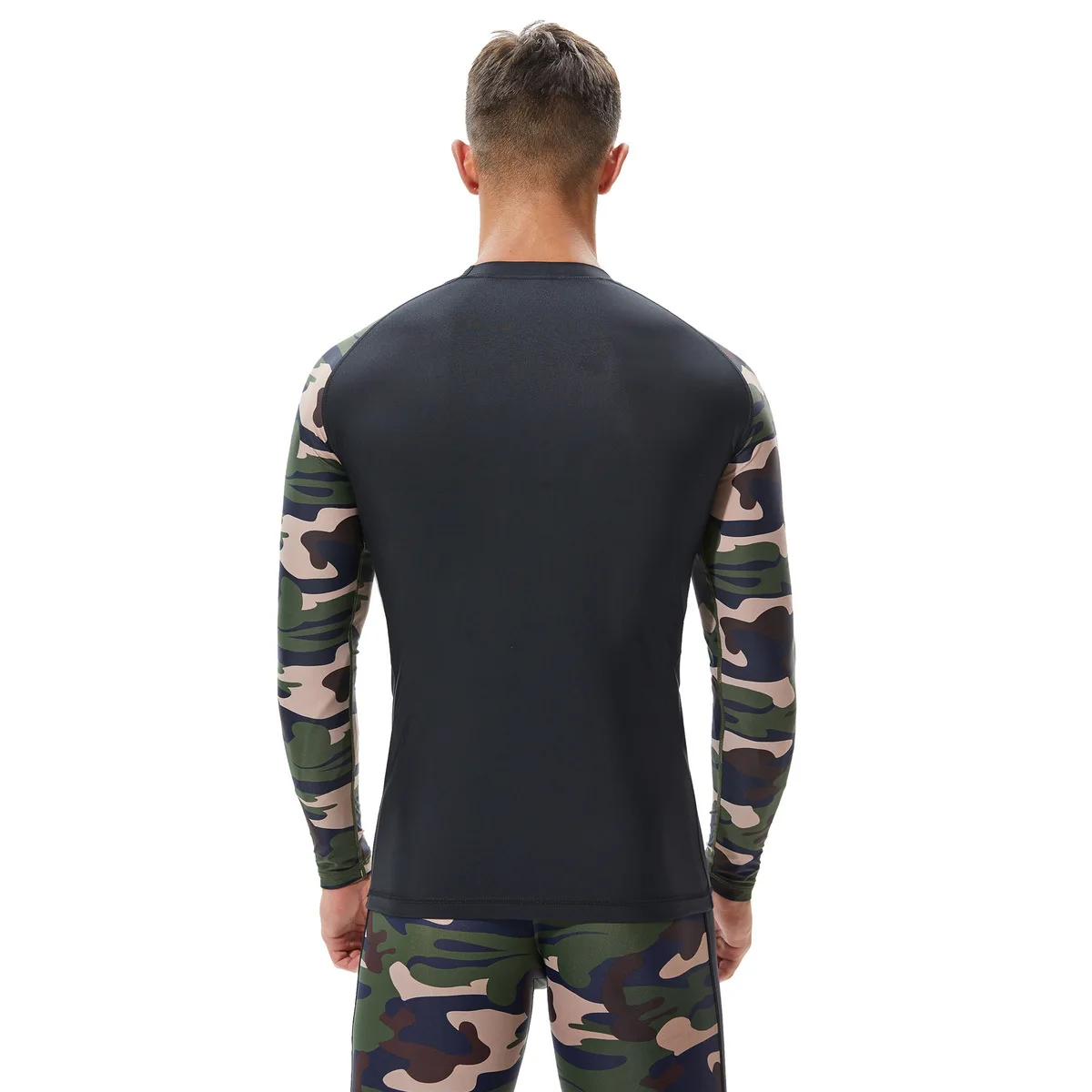 الأشعة فوق البنفسجية حماية Rashguard الرجال طويلة الأكمام ملابس السباحة رجل السباحة تصفح قميص طفح الحرس تصفح الغوص T قميص سريعة الجافة رياضة قميص...