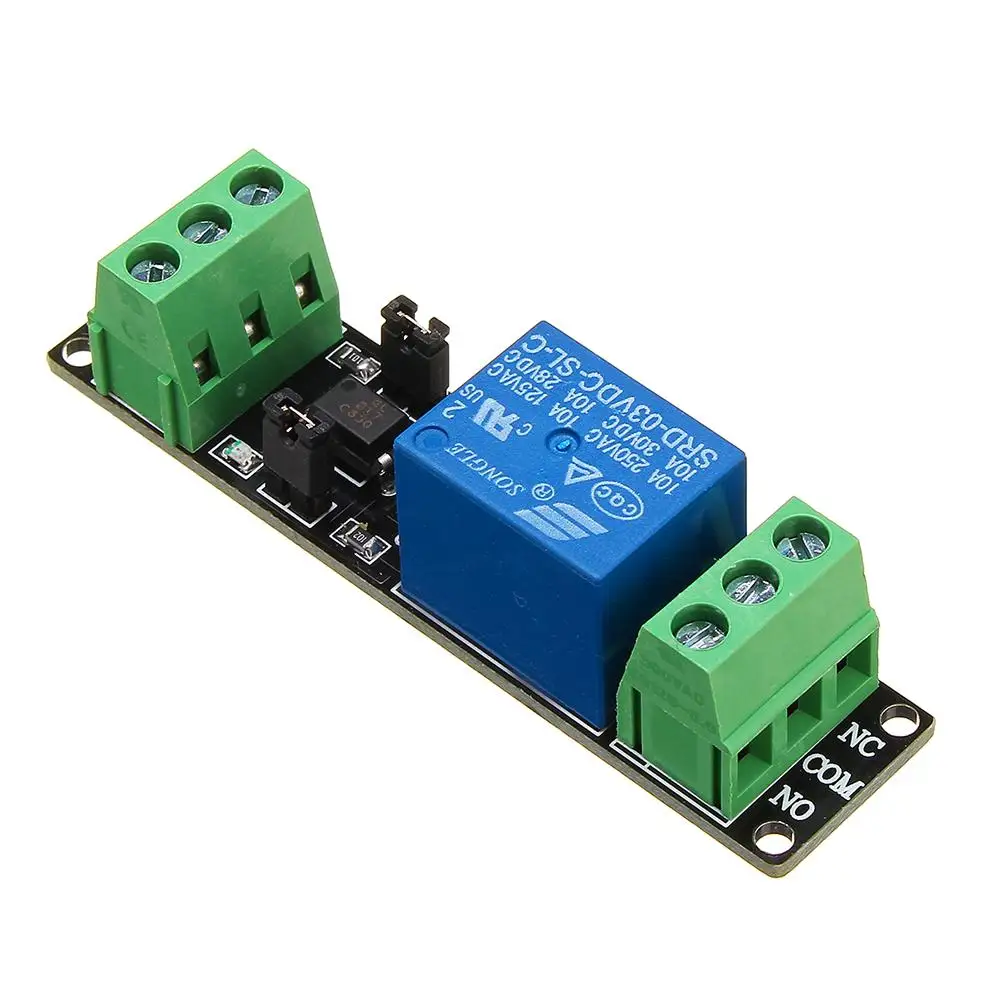 

CLAITE 10pcs 3V 1 Channl Relay Isolated Drive Control Module Remote Control High Level Driver Board DC 0-25V input