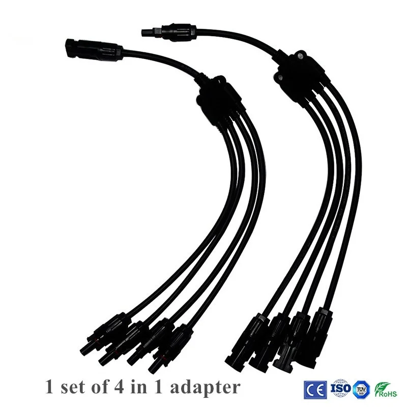 Solar Connector Connection Female Male Solar Tool Y Type With Wire Cable Wire pv PARALLEL BRANCH CONNECTORSY Branch Pane solar panel connector cable