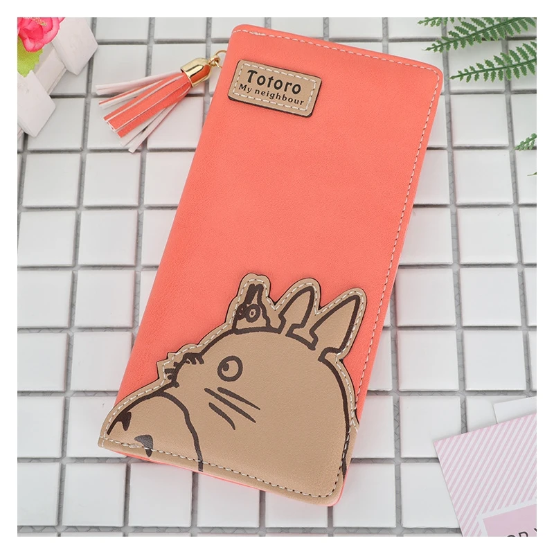 

Miyazaki Anime Chinchilla Female Long Wallet Zipper Multi-Card Hand Clutch Bag Wallet Multi-Function Wallet