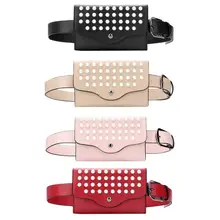 Повседневные женские жемчужные заклепки, мини поясная сумка, сумки через плечо, женские кожаные сумки через плечо с ремнем, новые сумки-мессенджеры