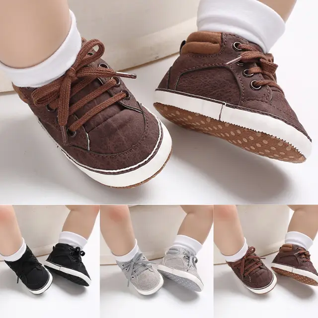2024 Brand New Infant Baby Girl Boy Shoes Newborn Soft Sole Sneaker Cotton Crib Shoes Sport Casual Warm First Walkers 0-18month 6