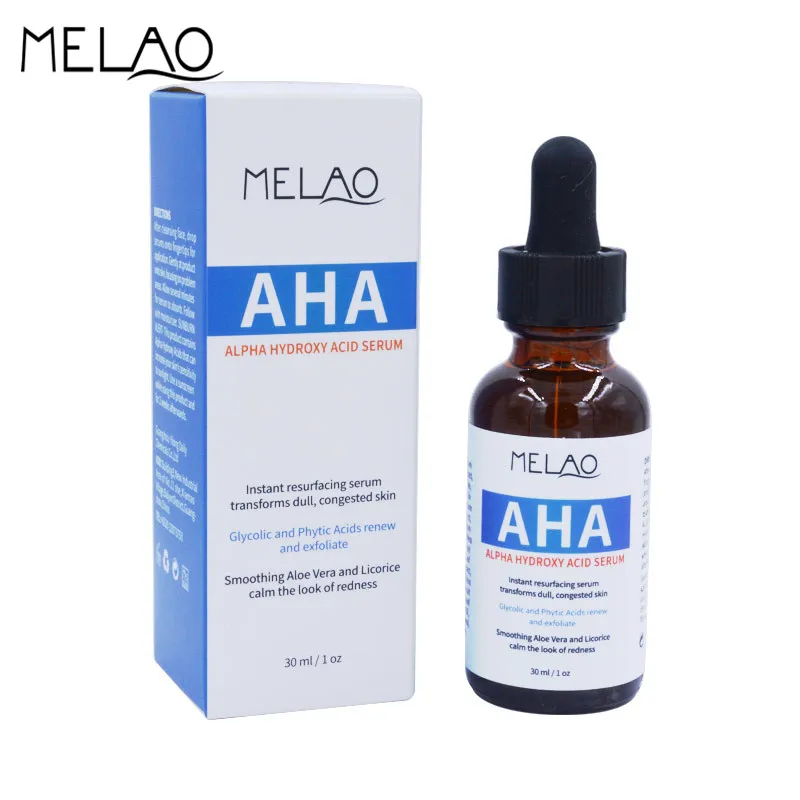 

MELAO 30ml Alpha Hydroxy Acid Serum Pure Natural Organic Collagen Anti Aging Resurfacing Hydrating Exfoliation Facial Serum