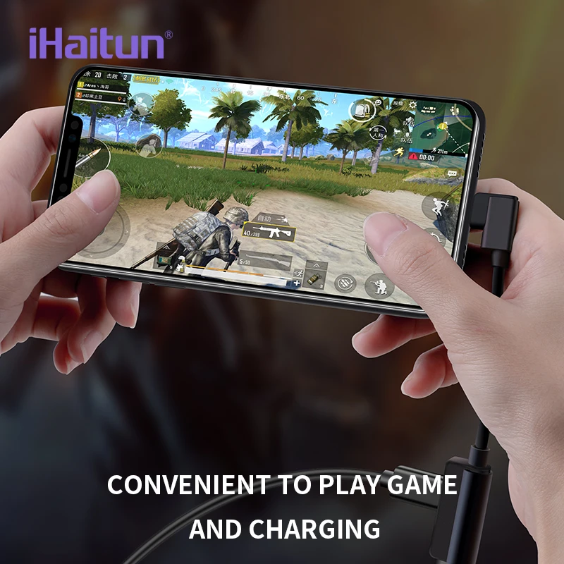 L образный Кабель адаптер iHaitun для iPhone XS MAX XR X 7 8 Plus сплиттер 2 в 1 аудио наушники