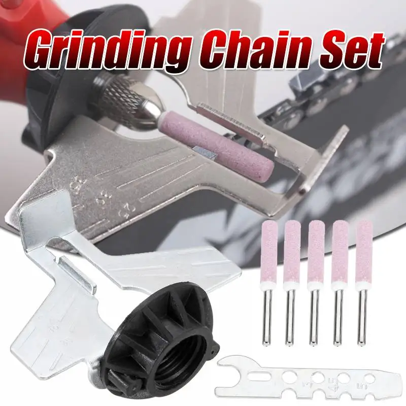 

Durable Saw Sharpening Attachment Sharpener Guide Drill Adapter Drill Rotary Mini Drill Power Tool Accessories Set