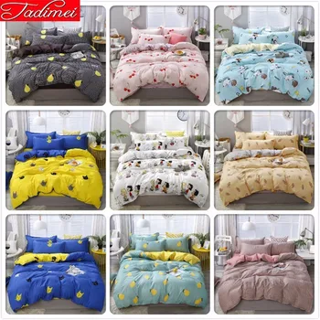 

New Fashion Creative Pattern Duvet Cover Bedding Set Adult Kid Soft Cotton Bed Linen Single Full Twin Queen King Size 150*200cm