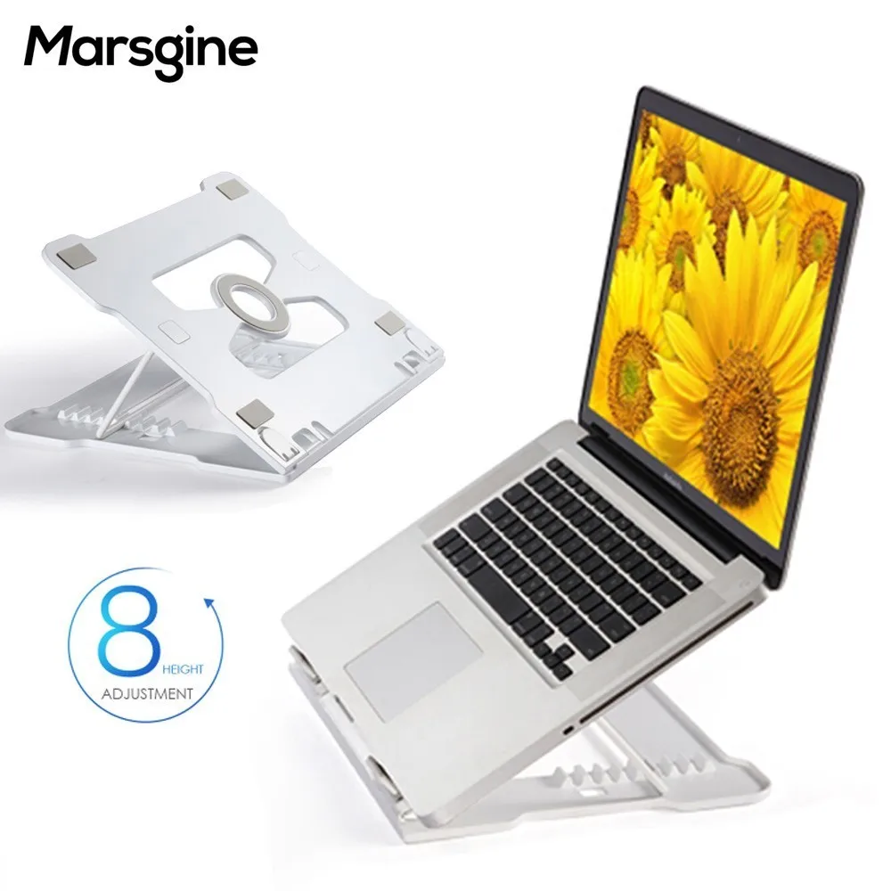 

Foldable Laptop Stand Desktop 8 Height Adjustable Notebook Holder Desk Table Laptop Stand For Macbook Pro Air