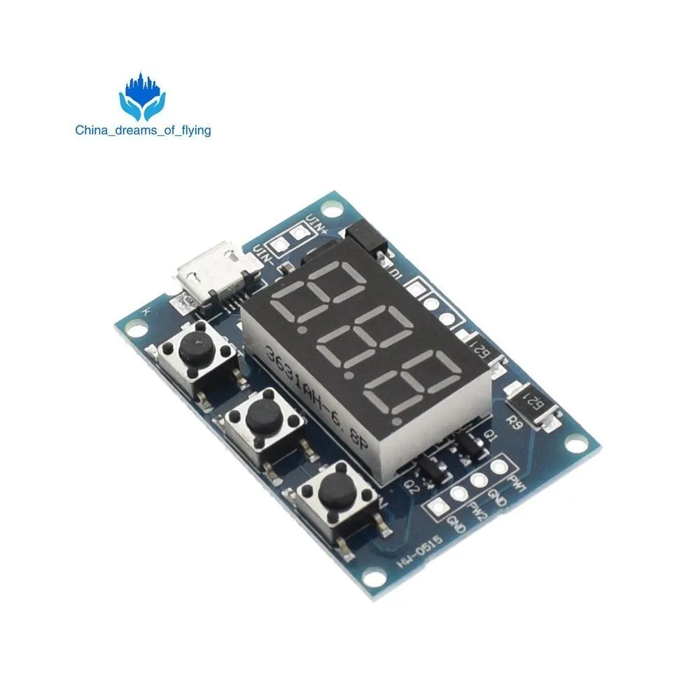 Завеса постоянного тока 5 30V микро USB 5V Мощность независимый генератор PWM 2 канала