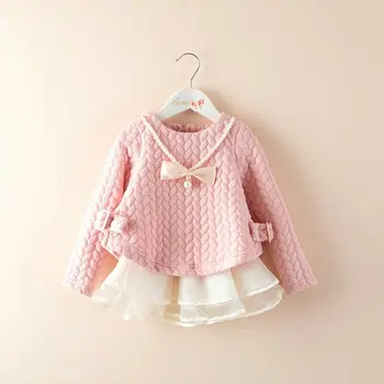 

Cute Baby Dresses For Girls Birthday Baby Long Sleeves Princess Dress For Girl Baptism Gown Girls 0-2 Year Vestido Infantil