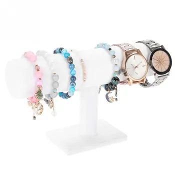 

New Jewelry T-Bar Stand Showing Watch Bracelet Keychain Necklaces Display Organizer Rack jewellery organizer Rack