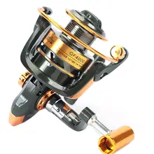 GF 1000/2000/3000/4000/5000/6000 12 ось металлическая рыболовная линия колеса спиннинг колесо телескопическая удочка колеса