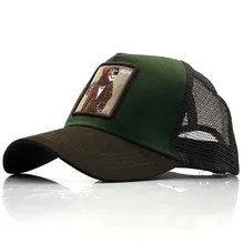 Snapback бейсболка Мужская Женская животная ферма Кепка Дальнобойщика шляпа летняя дышащая сетка папа шляпа Хип Хоп Мужская кепка s шапки Кость 36 цветов