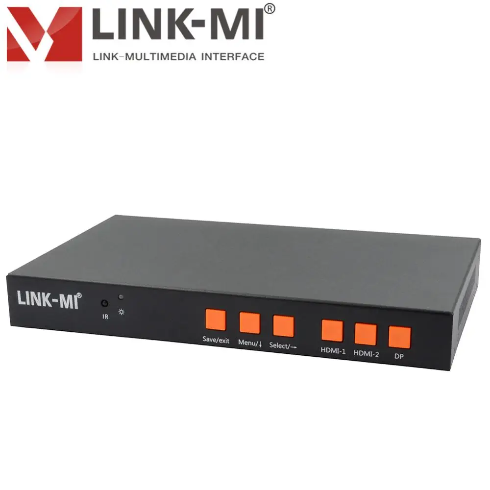 LINK-MI R90U 전화 미러 캐스트 컨트롤러 수직 디스플레이 지원 180 도 회전 HDMI/모바일 신호/DP/USB 입력