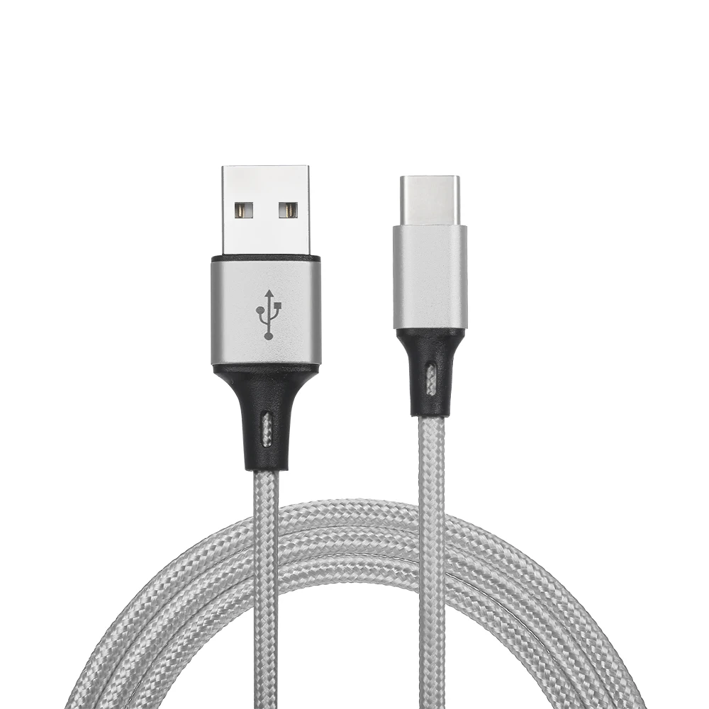

Type-C Charging Cable Charging Data Cable Type-C Phone Cable Data Sync Nylon Braided 1M for Huawei Xiaomi Samsung(Red)