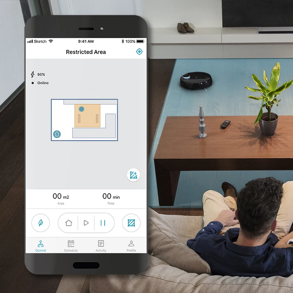 Cecotec Robot Vacuum Cleaner Conga Series 3090 Intelligent and Powerful for Home with Laser iTech 360 APP Planned Route