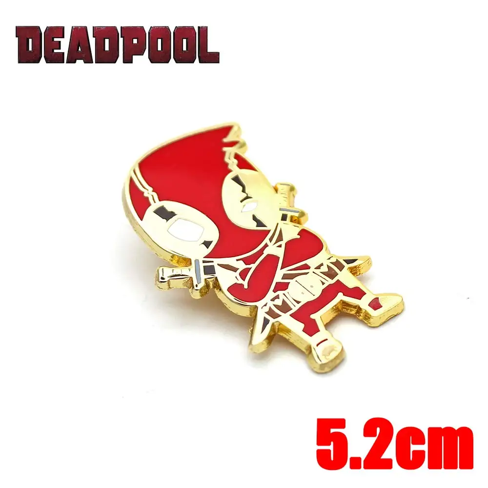 OHCOMICS 5 см Marvel Дэдпул супергерой бейдж брошь на булавке нагрудник металлический