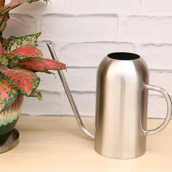 

1.5 Liters High Quality 304 Stainless Steel Watering Pot Gardening Watering Can Watering Long Mouth Flower Pot Kettle