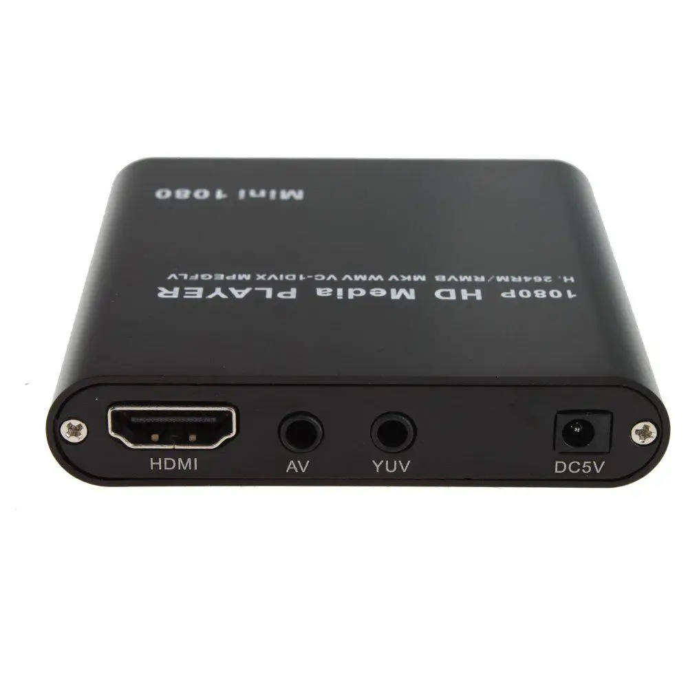 LumiParty Мини Full HD 1080 P цифровой потоковый медиаплеер MKV/RM SD/USB HDD HDMI CVBS|Проигрыватели