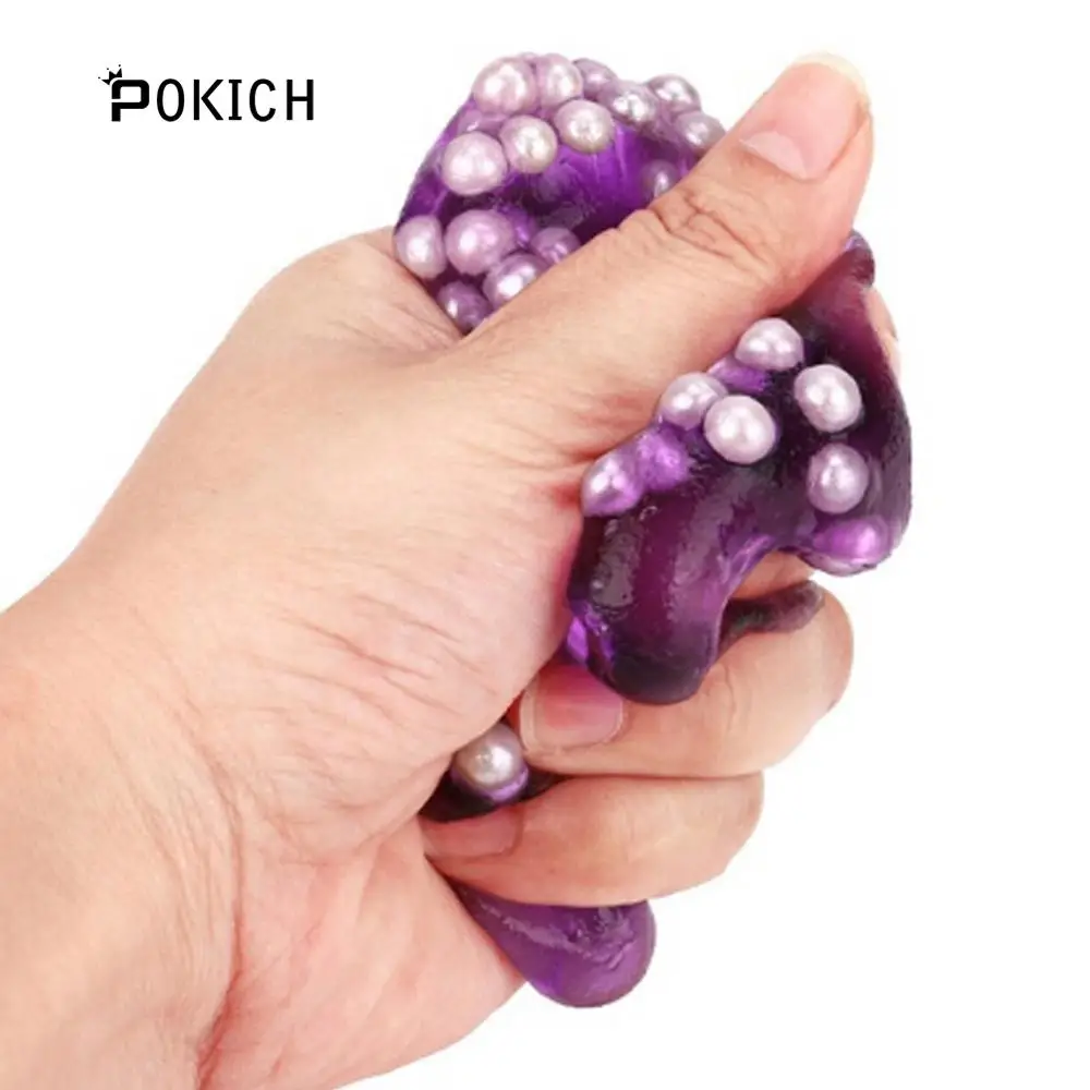 Красочная мягкая глина Pokich Pearl Mud для снятия стресса сделай сам прозрачные
