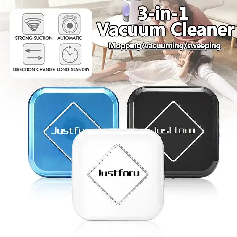 

Cleaning Robot Smart Sweeping Floor Dirt Dust 3 in 1 Suction/Sweep/Mop Automatic Cleaner USB Charging Electric Vacuum Cleaners